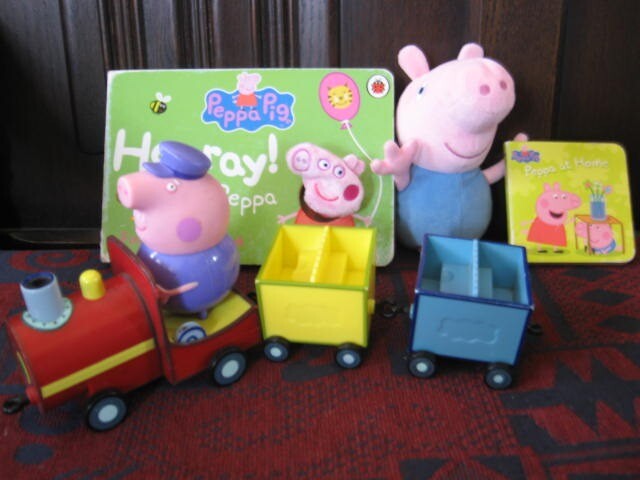 peppa pig grandpa's train